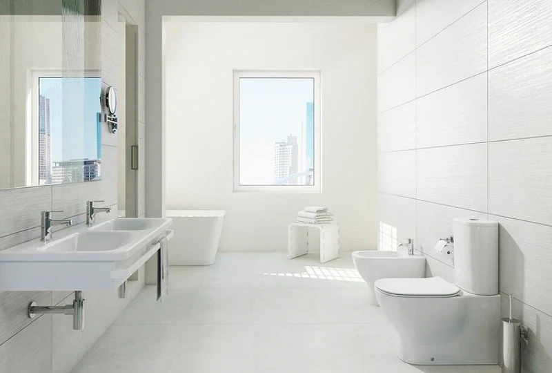 Унитаз компакт Ideal Standard Tesi T008201 без бачка и сиденья фарфор напольный