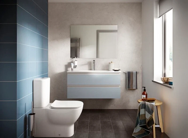 Унитаз компакт Ideal Standard Tesi T008201 без бачка и сиденья фарфор напольный