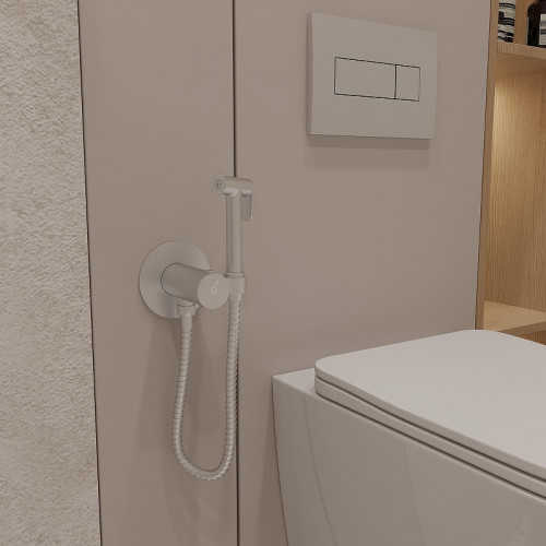 Гигиенический душ со смесителем Oliveeka Y OL-829909-CR с термостатом цвет Хром