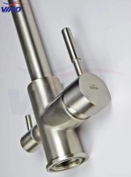 Смеситель для кухни Viko V-5154 Серебро латунь