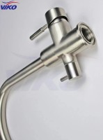 Смеситель для кухни Viko V-5154 Серебро латунь