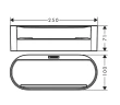 Корзина для аксессуаров Hansgrohe WallStoris 27912670 цвет черный матовый