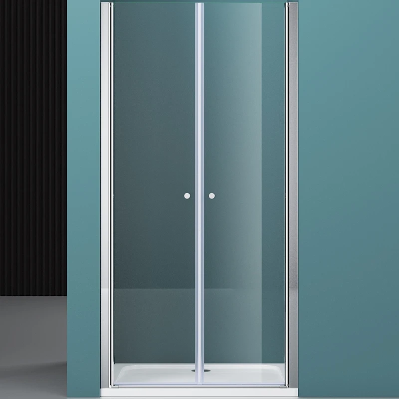 Душевая дверь BelBagno Etna 130 ETNA-B-2-130-C-Cr профиль Хром стекло прозрачное
