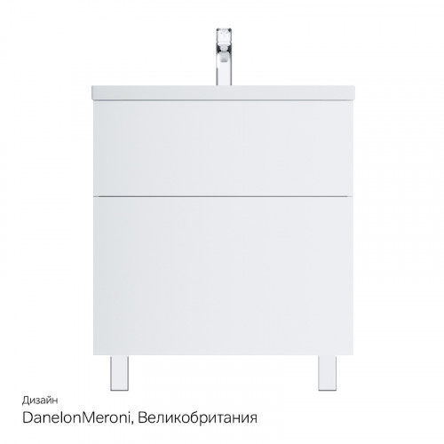 Тумба под раковину AM.PM Gem 75 M90FSX07522WG32 Белая МДФ / ЛДСП