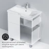 Тумба под раковину AM.PM Gem 75 M90FSX07522WG32 Белая МДФ / ЛДСП