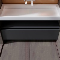 Тумба Boheme Armadi Art Vallessi UNO-S 120 897-120-A mat подвесная Антрацит матовый МДФ / ЛДСП