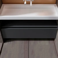 Тумба Boheme Armadi Art Vallessi UNO-S 120 897-120-A mat подвесная Антрацит матовый МДФ / ЛДСП