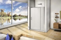 Душевая дверь Good Door Orion WTW-PD-110-G-CH 110 профиль Хром стекло Grape