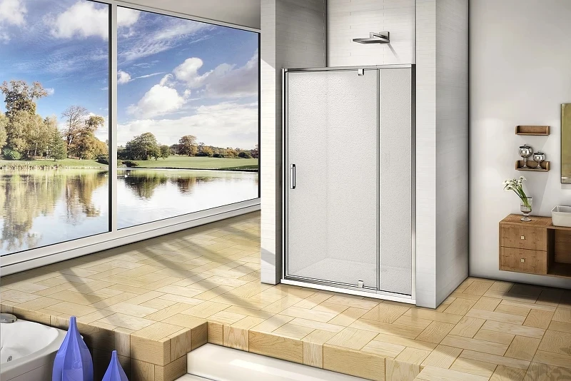 Душевая дверь Good Door Orion WTW-PD-110-G-CH 110 профиль Хром стекло Grape