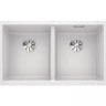 Кухонная мойка Blanco Subline 350/350-U 523578 Белая искусственный камень (литьевой мрамор) встраиваемый