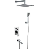 Душевая система Gappo G7107 Хром латунь встраиваемый