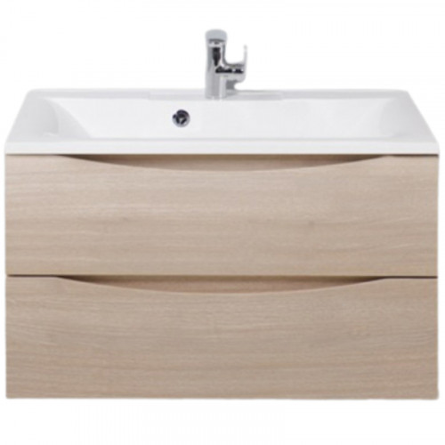 Тумба под раковину BelBagno Marino 80 MARINO-800-2C-SO-RG-P подвесная Rovere Grigio МДФ / ЛДСП