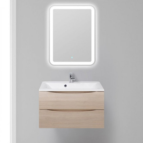 Тумба под раковину BelBagno Marino 80 MARINO-800-2C-SO-RG-P подвесная Rovere Grigio МДФ / ЛДСП