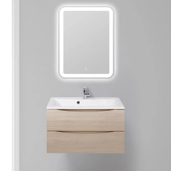 Тумба под раковину BelBagno Marino 80 MARINO-800-2C-SO-RG-P подвесная Rovere Grigio МДФ / ЛДСП