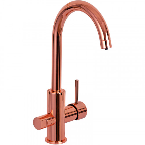 Смеситель для кухни Remer Minimal N792DWRL Медь глянцевая латунь