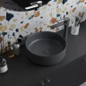 Раковина-чаша Iddis Ray 35.5 RAYGM03i27 Серая матовая фарфор накладная