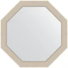 Зеркало Evoform Octagon 54x54 BY 7400 в багетной раме - Травленое серебро 52 мм