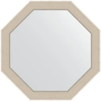 Зеркало Evoform Octagon 54x54 BY 7400 в багетной раме - Травленое серебро 52 мм