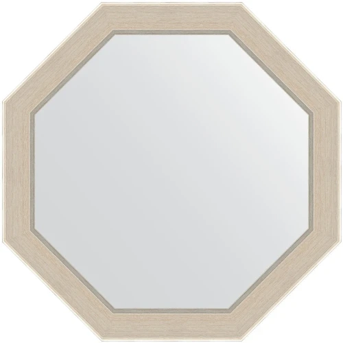 Зеркало Evoform Octagon 54x54 BY 7400 в багетной раме - Травленое серебро 52 мм