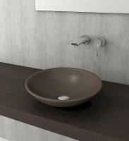 Раковина-чаша Bocchi Lucca Venezia 40 1120-025-0125 Кофейная матовая фарфор накладная