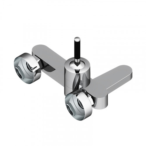 Смеситель для ванны Damixa Arc 291000000 Хром Черный латунь на стену