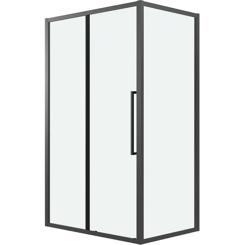 Душевой уголок Grossman Cosmo 140х70 120.K33.02.1470.21.00 профиль Черный матовый стекло прозрачное