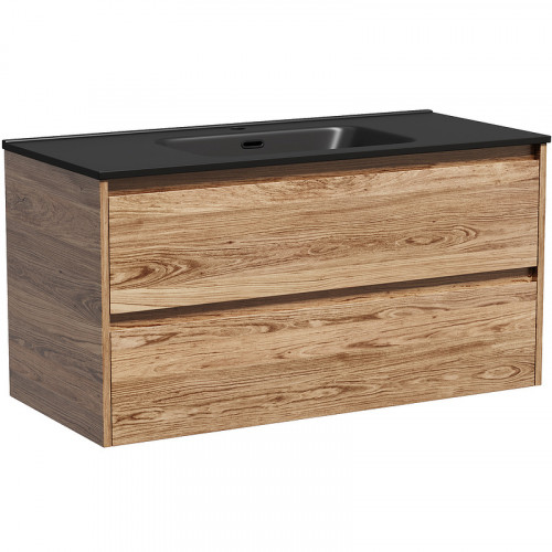 Тумба под раковину Sancos Libra 100 LB100ECH подвесная Дуб чарльстон МДФ / ЛДСП