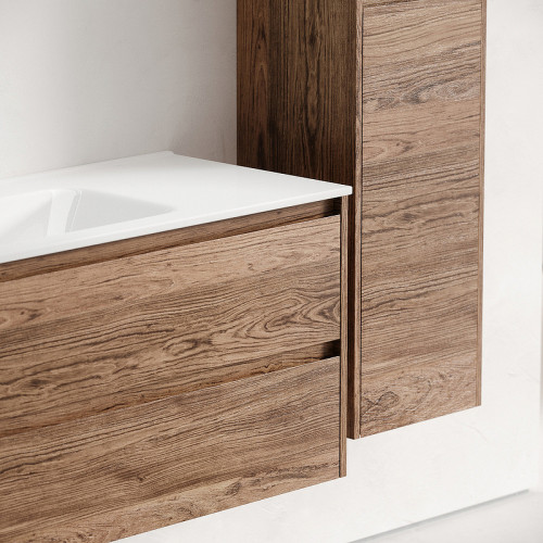 Тумба под раковину Sancos Libra 100 LB100ECH подвесная Дуб чарльстон МДФ / ЛДСП
