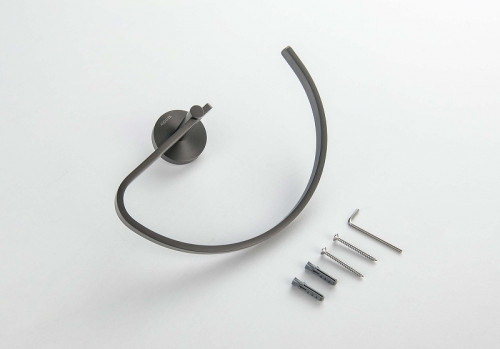 Полотенцедержатель Aquatek Бетта AQ4621BGM цвет Оружейная сталь