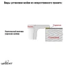 Кухонная мойка Wisent 57 WA03-13/WGER013 цвет Бело-золотой мрамор