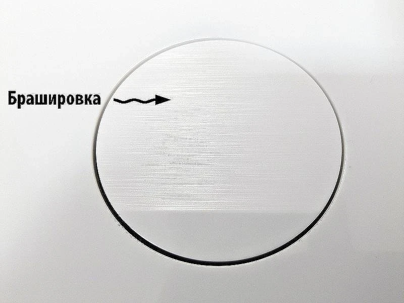 Клавиша смыва Esbano Slim-37GW ESINSLM37GW Белая глянцевая