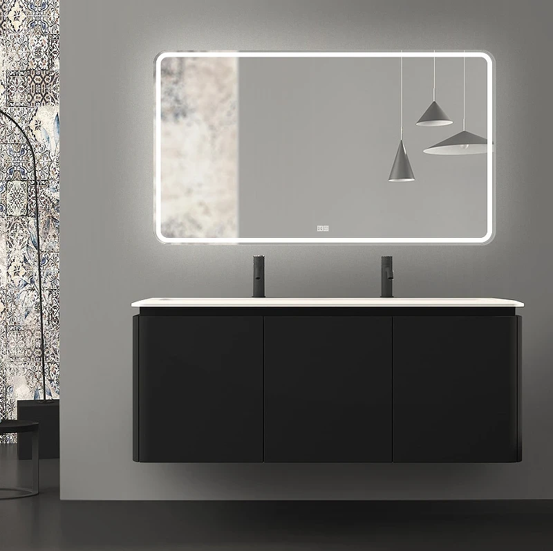 Зеркало BelBagno 140 SPC-MAR-1400-800-LED-TCH-WARM с подсветкой с подогревом с сенсорным выключателем стекло