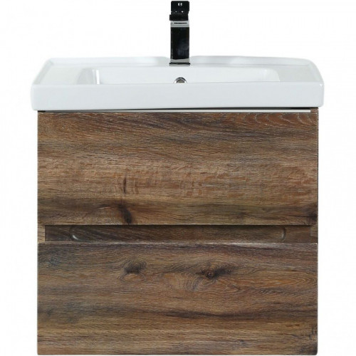 Тумба под раковину Art&amp;Max AM-Techno-600-2C-SO-LW646 подвесная Дуб бомонд Лофт МДФ / ЛДСП