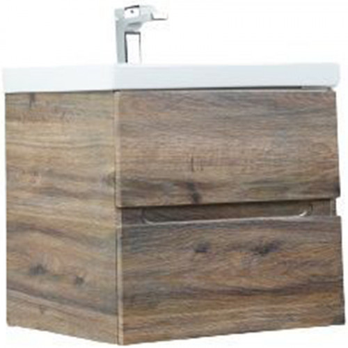 Тумба под раковину Art&amp;Max AM-Techno-600-2C-SO-LW646 подвесная Дуб бомонд Лофт МДФ / ЛДСП