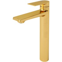 Смеситель для раковины WasserKRAFT Aisch 5503H Золото матовое латунь