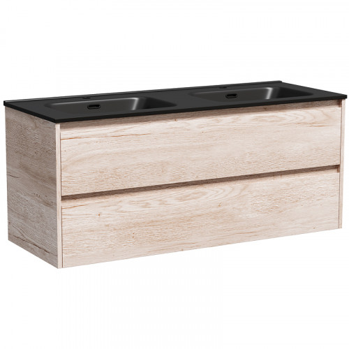 Тумба под раковину Sancos Libra 120 LB120-2EG подвесная Дуб галифакс натуральный МДФ / ЛДСП
