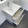 Тумба с раковиной Comforty Бильбао 60 00-00019361 цвет Серый шелк