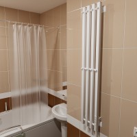 Электрический полотенцесушитель Altasan АргоПроф 120х21 АргоПроф12021БМ Белый матовый нержавеющая сталь