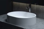 Раковина-чаша Salini Gloria 56 311 1102211M Белая матовая искусственный камень (литьевой мрамор)