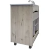 Тумба с раковиной Comforty Марио 75 00-00016096 Дуб дымчатый