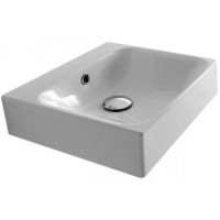 Раковина Kerasan Cento 40 353901*0 Белая фарфор подвесная