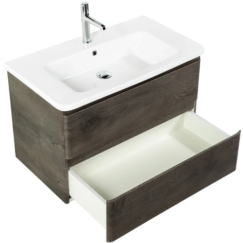 Тумба под раковину BelBagno 80 ALBANO-CER-800-2C-SO-RNG подвесная Robere Nature Grigio МДФ / ЛДСП