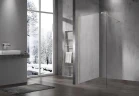Душевая перегородка Vincea Walk-In 60 VSW-1H600CLBN профиль Брашированный никель стекло прозрачное
