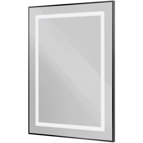 Зеркало BelBagno Kraft 60 SPC-KRAFT-600-800-SENS-NERO с подсветкой Черное с сенсорным выключателем стекло
