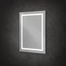 Зеркало BelBagno Kraft 60 SPC-KRAFT-600-800-SENS-NERO с подсветкой Черное с сенсорным выключателем стекло