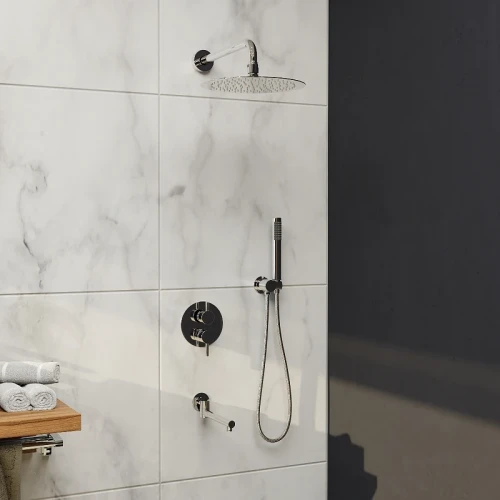 Душевая система RGW Shower Panels SP-55 51140855-01 Хром латунь встраиваемый