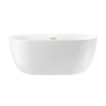 Акриловая ванна Wellsee Chic Riviera 149х78 236801004 цвет Белый глянцевый Золото