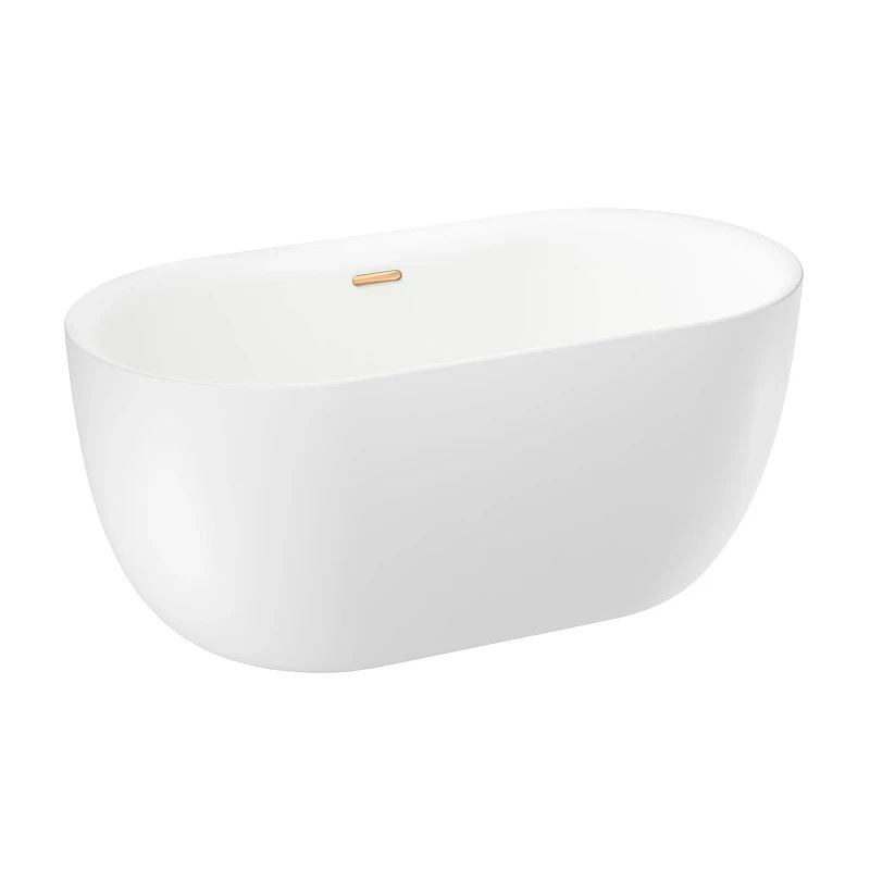 Акриловая ванна Wellsee Chic Riviera 149х78 236801004 цвет Белый глянцевый Золото