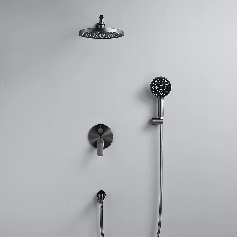 Душевая система Shevanik S43T S4335T цвет Оружейная сталь