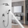 Душевая система Shevanik S43T S4335T цвет Оружейная сталь